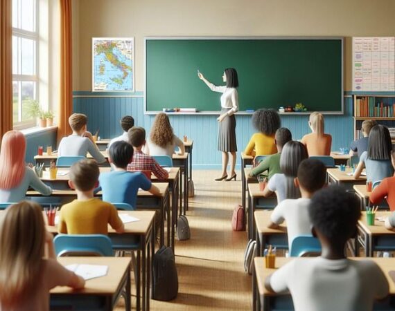 Klassenzimmer nonverbal Körpersprache Lehrer