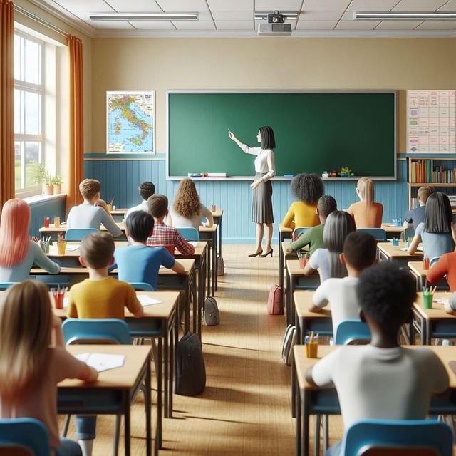 Klassenzimmer nonverbal Körpersprache Lehrer